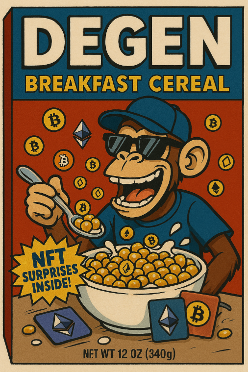 Degen Breakfast Cereal - Morning Hopium with NFT Surprises